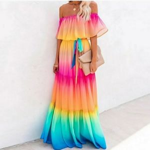 Rainbow Maxi Dress